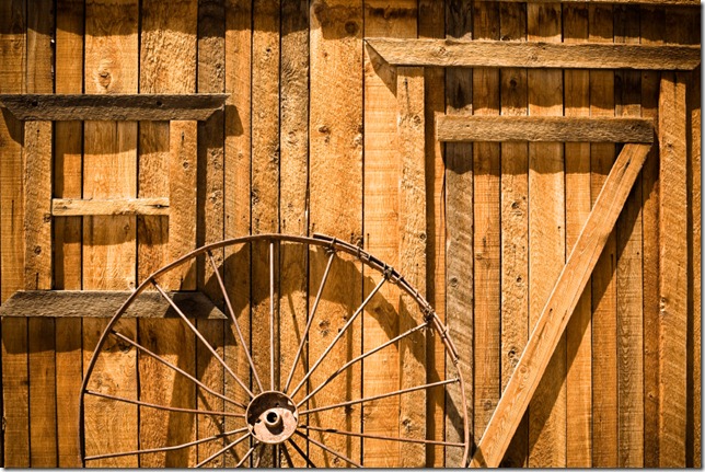 Wagon Wheel and Barn - Morgan, Utah Wagon Wheel and Barn - Morgan, Utah
