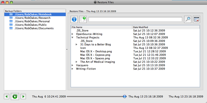 Time Drive 0.1.5 - Archive Browser