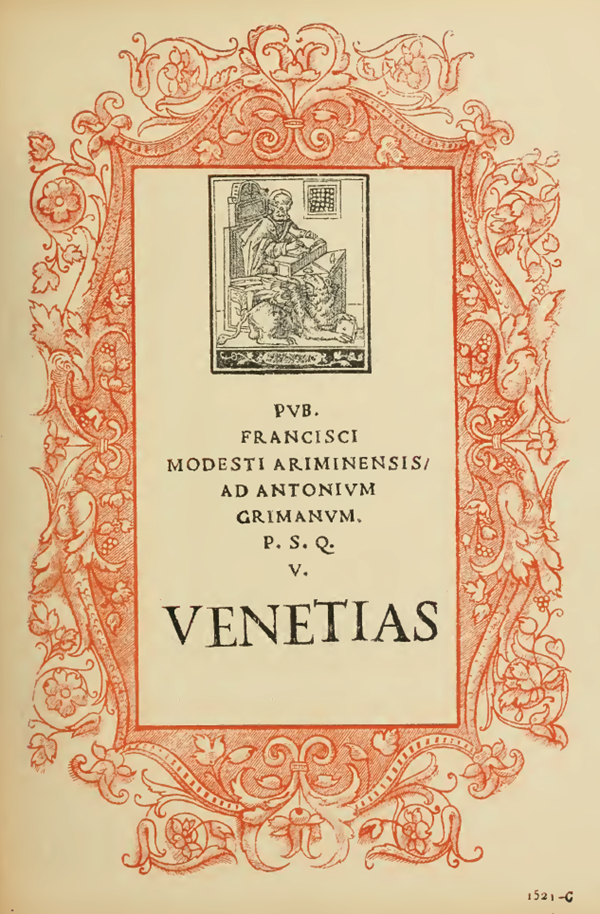 Title Page Engraving, With Decorative Border Title Page Engraving, With Decorative Border