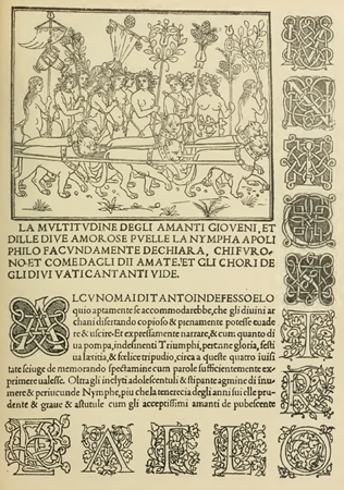 Page Design and Initials, Late 15th Century Page Design and Initials, Late 15th Century