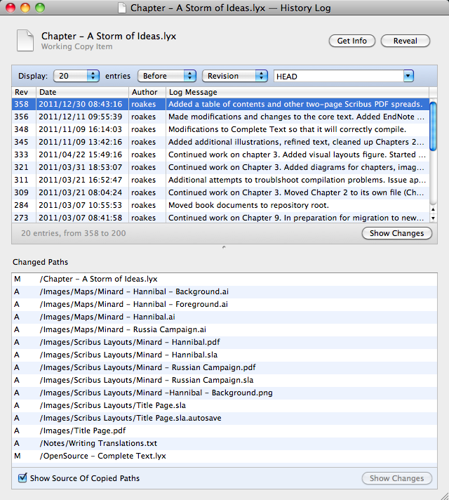 Versions-History Detail Versions-History Detail