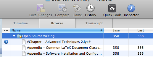 Versions-Toolbar Versions-Toolbar